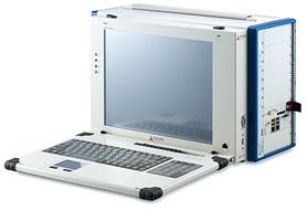 Figure 7: Portable monitor and keyboard kit installed for enhanced convenience<br />