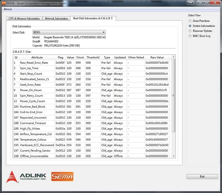 SEMA Web based interface<br />