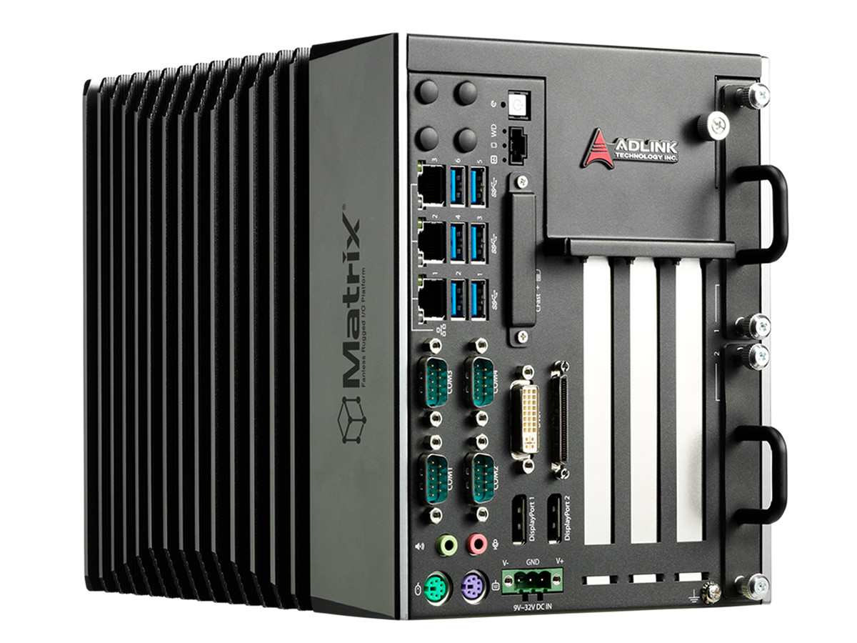 Rugged Embedded Computer with 6th Generation Intel® Core™, supporting PCIe Graphics Card, Frame Grabber, Data Acquisition & Motion Control